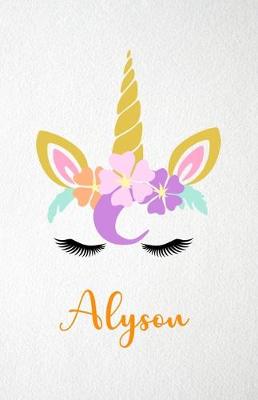 Book cover for Alyson A5 Lined Notebook 110 Pages