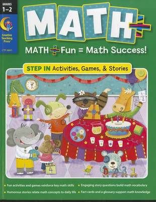 Cover of 1-2 Step in Math+ Book