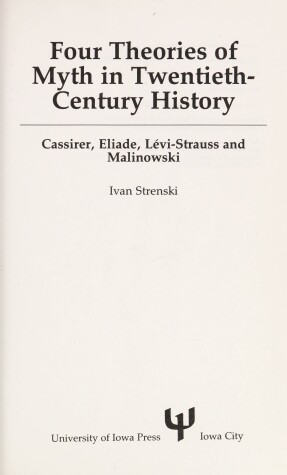 Book cover for Four Theories of Myth in Twentieth-Century History