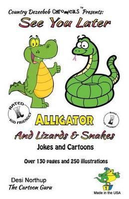 Book cover for Alligators, Snakes & Lizards -- Jokes and Cartoons