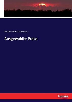 Book cover for Ausgewahlte Prosa