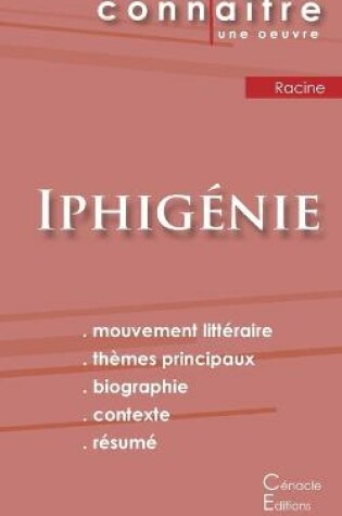 Cover of Fiche de lecture Iphigenie de Jean Racine (Analyse litteraire de reference et resume complet)