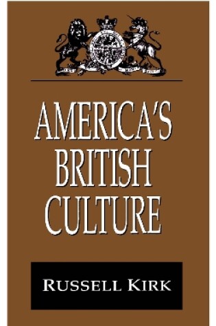 Cover of America's British Culture