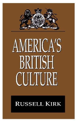 Book cover for America's British Culture