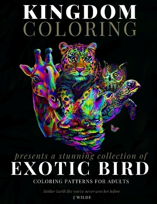 Book cover for A Collection of Exotic Bird Coloring Patterns for Adults