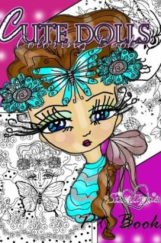 Cover of Cute Dolls Coloring Book