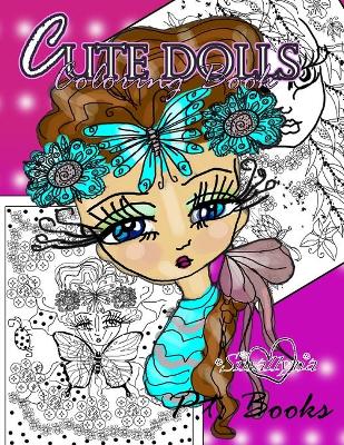 Cover of Cute Dolls Coloring Book