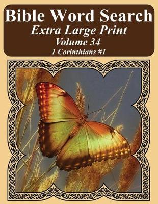 Book cover for Bible Word Search Extra Large Print Volume 34