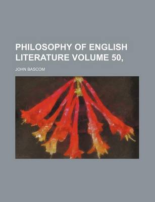 Book cover for Philosophy of English Literature Volume 50,