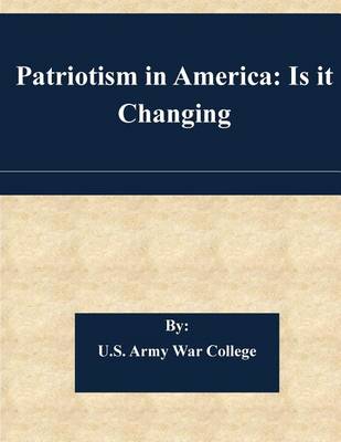 Book cover for Patriotism in America