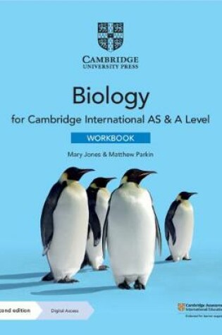 Cover of Cambridge International AS & A Level Biology Workbook with Digital Access (2 Years)