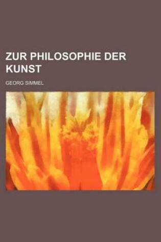 Cover of Zur Philosophie Der Kunst