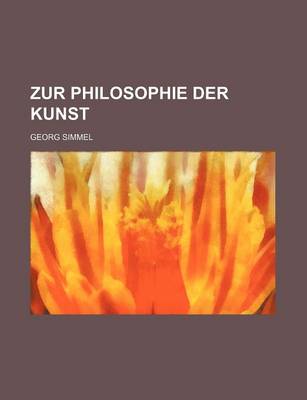 Book cover for Zur Philosophie Der Kunst