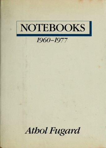 Book cover for Notebooks 1960-1977