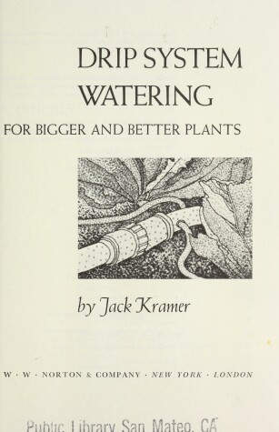 Book cover for DRIP SYSTEM WATERING CL