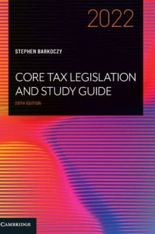 Cover of Core Tax Legislation and Study Guide 2022