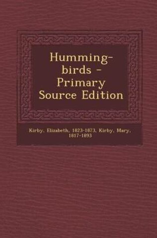 Cover of Humming-Birds