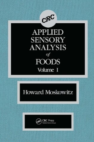 Cover of Applied Sensory Analy of Foods