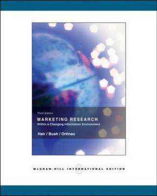 Book cover for Marketing Research