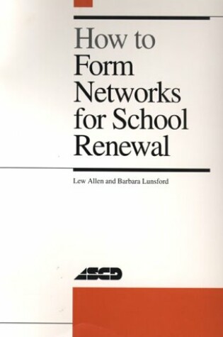 Cover of How to Form Networks for School Renewal