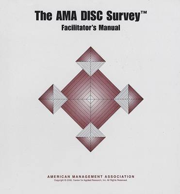 Book cover for The AMA DISC Survey Facilitator's Manual