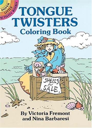 Book cover for Tongue Twisters Coloring Book