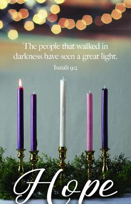 Cover of Hope Bulletin (Pkg 100) Advent