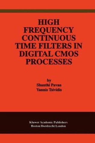 Cover of High Frequency Continuous Time Filters in Digital CMOS Processes