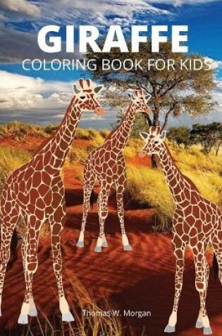 Cover of Giraffe Coloring Book for Kids