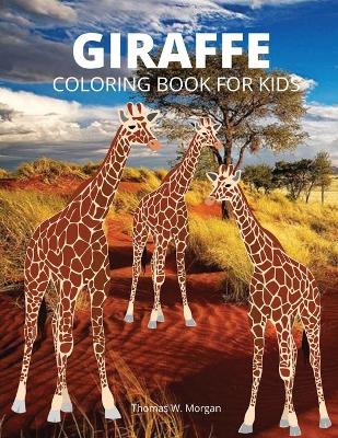 Book cover for Giraffe Coloring Book for Kids