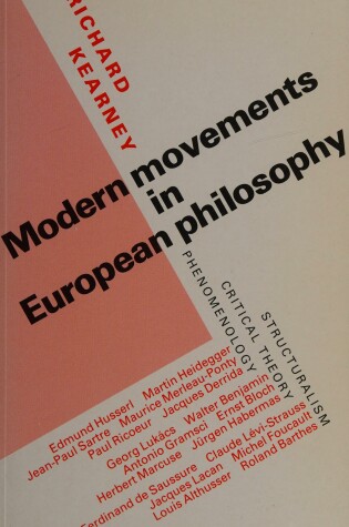 Cover of Modern Movements in European Philosophy