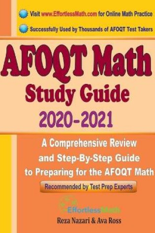 Cover of AFOQT Math Study Guide 2020 - 2021