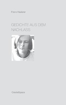 Book cover for Gedichte aus dem Nachlass