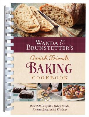 Book cover for Wanda E. Brunstetter's Amish Friends Baking Cookbook