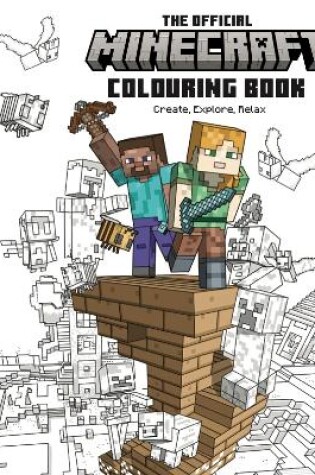 Cover of The Official Minecraft Colouring Book