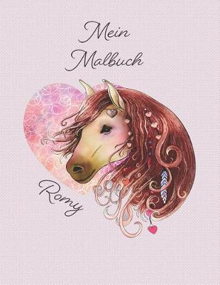 Book cover for Mein Malbuch Romy