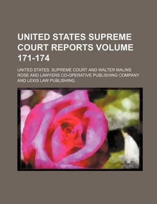 Book cover for United States Supreme Court Reports Volume 171-174