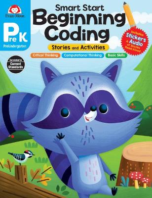 Book cover for Smart Start: Beginning Coding Stories and Activities, Prek Workbook