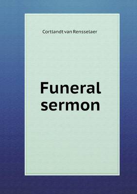 Book cover for Funeral sermon