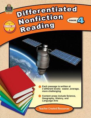 Book cover for Differentiated Nonfiction Reading Grade 4