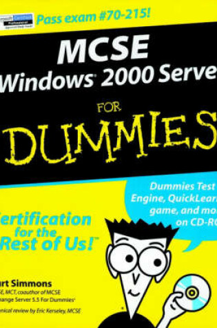 Cover of MCSE Windows 2000 Server For Dummies