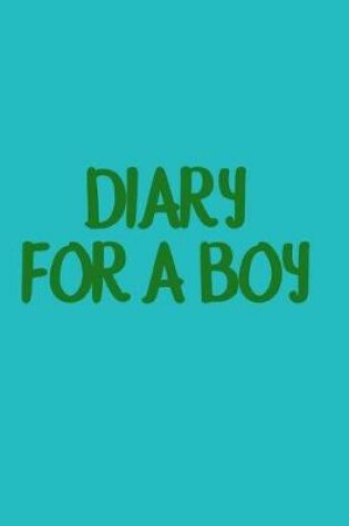 Cover of Diary For A Boy