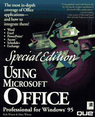 Book cover for Using Microsoft Office Professional for Windows