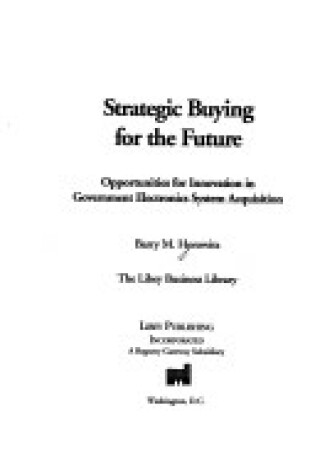 Cover of Strategic Buying for Future