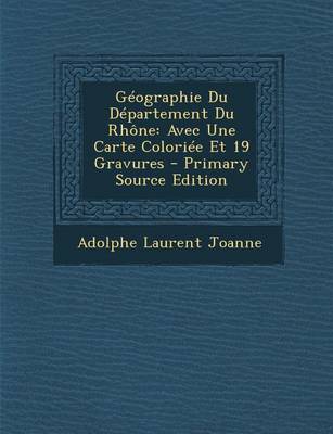 Book cover for Geographie Du Departement Du Rhone