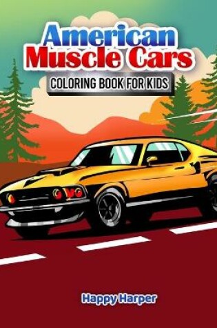 Cover of Muscle Cars Coloring Book
