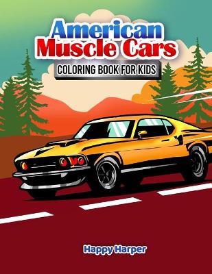 Book cover for Muscle Cars Coloring Book