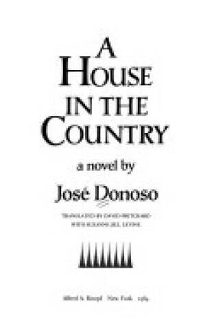 Cover of A House in the Country