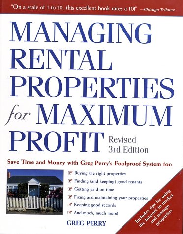 Book cover for Managing Rental Properties for Maximum Profit