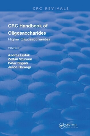 Cover of CRC Handbook of Oligosaccharides